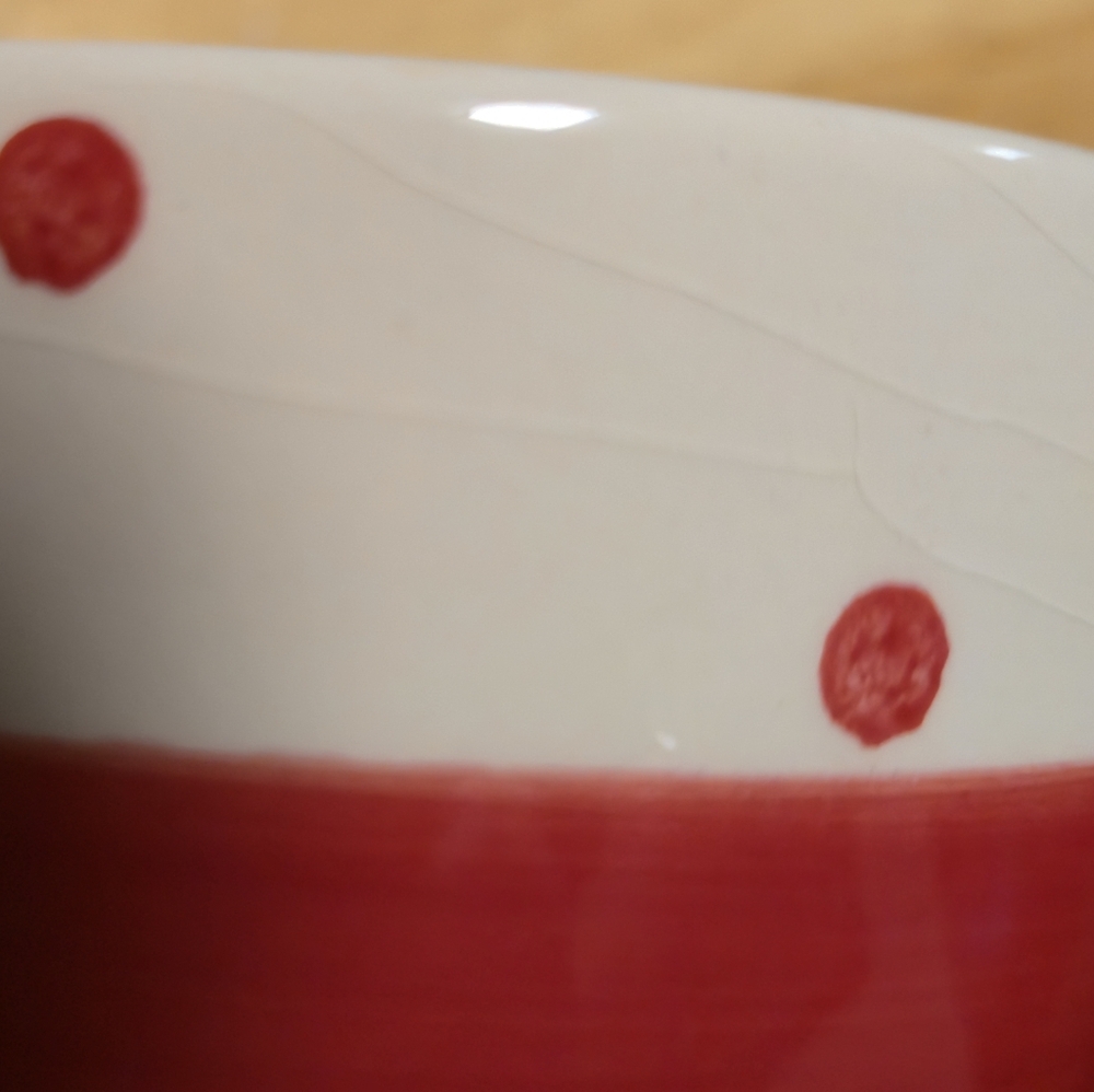 Blue Harbor 2012 Santa Claus Nesting Ceramic Holiday Bowls Set of 3 Red White - Picture 10 of 10